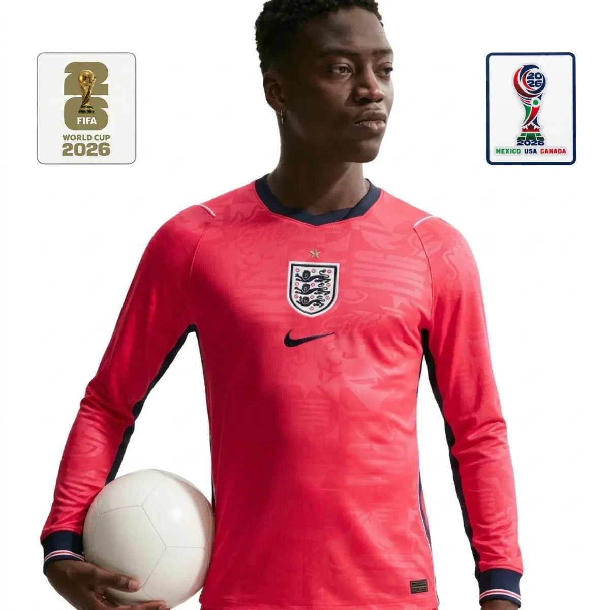 Jersey Long Sleeve England Away Stadium 2026